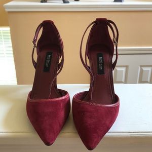 Wine colored White House Black Market Rosso heels